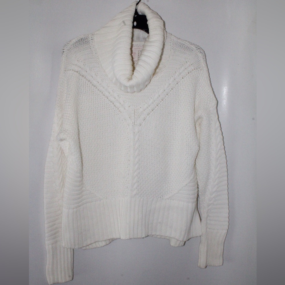 Rachel Ashwell Knit Sweater Color:White Size:M